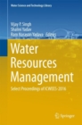 Image for Water Resources Management: Select Proceedings of ICWEES-2016