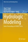 Image for Hydrologic modeling: select proceedings of ICWEES-2016