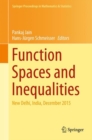 Image for Function Spaces and Inequalities: New Delhi, India, December 2015