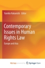 Image for Contemporary Issues in Human Rights Law : Europe and Asia