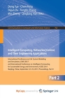 Image for Intelligent Computing, Networked Control, and Their Engineering Applications