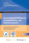Image for Computational Intelligence, Communications, and Business Analytics