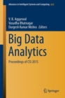 Image for Big Data Analytics : Proceedings of CSI 2015