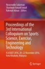 Image for Proceedings of the 3rd International Colloquium On Sports Science, Exercise, Engineering and Technology: Icosseet 2016, 20-22 November 2016, Kota Kinabalu, Malaysia
