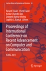 Image for Proceedings of International Conference on Recent Advancement on Computer and Communication: ICRAC 2017