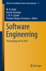 Image for Software Engineering: Proceedings of CSI 2015 : 731