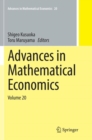 Image for Advances in Mathematical Economics Volume 20