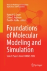 Image for Foundations of Molecular Modeling and Simulation