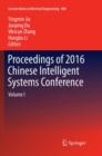 Image for Proceedings of 2016 Chinese Intelligent Systems Conference