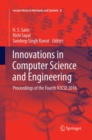 Image for Innovations in Computer Science and Engineering : Proceedings of the Fourth ICICSE 2016