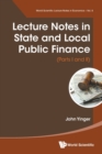 Image for Lecture notes in state and local public financeParts I and II