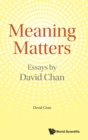 Image for Meaning Matters: Essays By David Chan