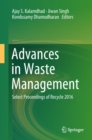 Image for Advances in Waste Management: Select Proceedings of Recycle 2016