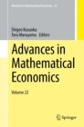 Image for Advances in Mathematical Economics: Volume 22 : 22