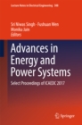 Image for Advances in Energy and Power Systems: Select Proceedings of ICAEDC 2017