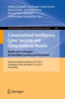 Image for Computational Intelligence, Cyber Security and Computational Models. Models and Techniques for Intelligent Systems and Automation