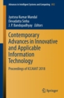 Image for Contemporary Advances in Innovative and Applicable Information Technology: Proceedings of ICCAIAIT 2018