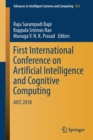 Image for First International Conference on Artificial Intelligence and Cognitive Computing