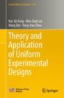 Image for Theory and application of uniform experimental designs