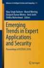 Image for Emerging Trends in Expert Applications and Security : Proceedings of ICETEAS 2018