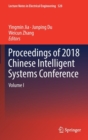 Image for Proceedings of 2018 Chinese Intelligent Systems Conference
