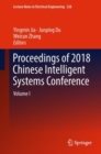 Image for Proceedings of 2018 Chinese Intelligent Systems Conference.