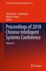 Image for Proceedings of 2018 Chinese Intelligent Systems Conference: Volume II