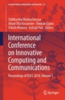 Image for International conference on innovative computing and communications  : proceedings of ICICC 2018Volume 1
