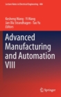 Image for Advanced Manufacturing and Automation VIII