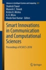 Image for Smart Innovations in Communication and Computational Sciences : Proceedings of ICSICCS-2018