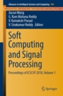Image for Soft Computing and Signal Processing : Proceedings of ICSCSP 2018, Volume 1