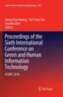 Image for Proceedings of the Sixth International Conference on Green and Human Information Technology