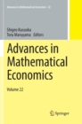 Image for Advances in Mathematical Economics : Volume 22