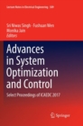Image for Advances in System Optimization and Control : Select Proceedings of ICAEDC 2017