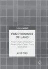 Image for Functionings of Land