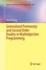 Image for Generalized Preinvexity and Second Order Duality in Multiobjective Programming