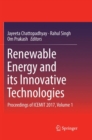 Image for Renewable Energy and its Innovative Technologies