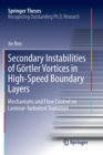 Image for Secondary Instabilities of Gortler Vortices in High-Speed Boundary Layers