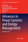 Image for Advances in Power Systems and Energy Management : ETAEERE-2016