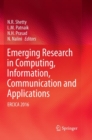 Image for Emerging Research in Computing, Information, Communication and Applications : ERCICA 2016