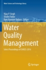 Image for Water Quality Management : Select Proceedings of ICWEES-2016