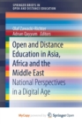 Image for Open and Distance Education in Asia, Africa and the Middle East : National Perspectives in a Digital Age
