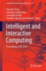 Image for Intelligent and Interactive Computing: Proceedings of Iic 2018