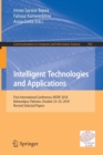 Image for Intelligent Technologies and Applications