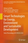 Image for Smart Technologies for Energy, Environment and Sustainable Development