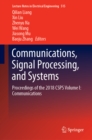 Image for Communications, signal processing, and systems: proceedings of the 2018 CSPS. (Communications)