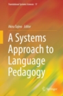Image for A systems approach to language pedagogy