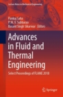 Image for Advances in fluid and thermal engineering: select proceedings of FLAME 2018