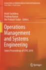 Image for Operations Management and Systems Engineering : Select Proceedings of CPIE 2018