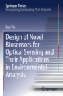 Image for Design of Novel Biosensors for Optical Sensing and Their Applications in Environmental Analysis